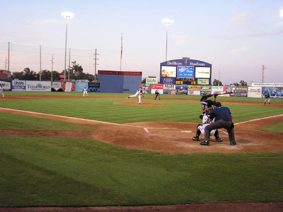 The pitch - Drillers Stadium, Tulsa, Ok.