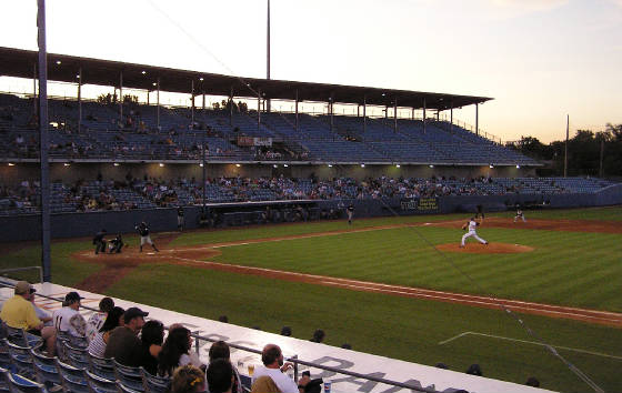 Looking in from the Home dugout, Tulsa, Ok