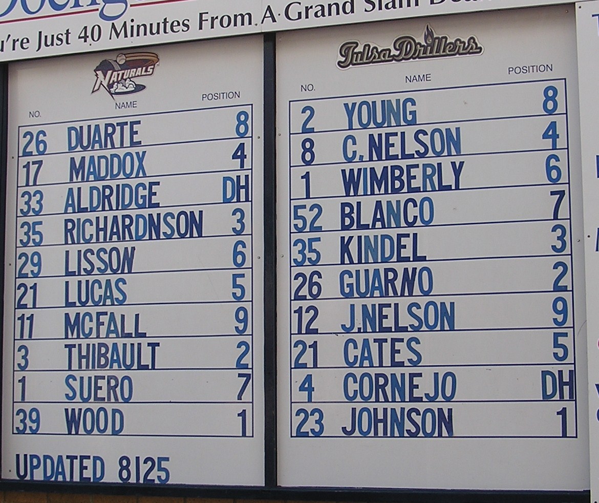 The Line Ups - Drillers Stadium, Tulsa